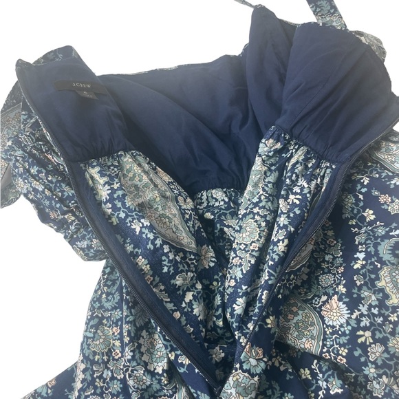 J. Crew Gathered Cotton-Poplin
Paisley Maxi Dress Size 6 nwot - Picture 9 of 12